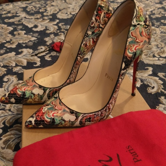 Christian Louboutin 120mm So Kate python/snakeskin - Picture 6 of 6